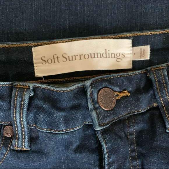 Soft Surroundings Flare Bootcut Jeans Size 6 - Picture 11 of 13